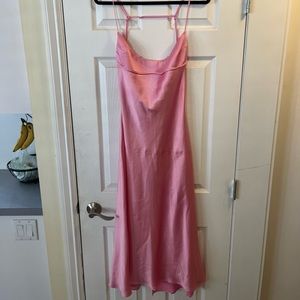 Zara Midi Satin Dress